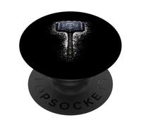 Thor's Legendary Hammer Mjolnir Norse Mythology Warrior PopSockets Adhesive PopGrip
