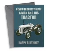 thortful Birthday For Him Tractor Ferguson TE20 Little Grey Fergie