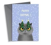 thortful Funny cat. Merry Catmas !