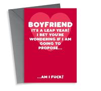thortful Funny Valentine's Day For Boyfriend - leap year - propose
