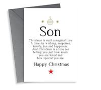 thortful Happy Christmas to a very Special Son who is loved so much