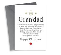 thortful Happy Christmas wishes to a special Grandad who is loved very much