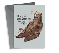 thortful Mushroom Anniversary Bear- I have so mushroom in my heart for you