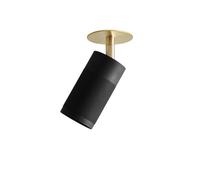 Thorup Copenhagen Patrone Recessed Ceiling Light Black-tanned/ Brass Box-Fit