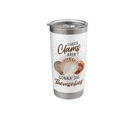 Those Clams Arent Gonna Dig Themselves Clam Digger Stainless Steel Insulated Tumbler