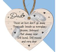 "Those We Love Don’t Go Away" for Dad, Daddy, Grandad, Step Dad, Father-in-Law - Thoughtful Remembrance Gift for Loss of Loved One (Large: 23 cm (H) × 20 cm (W))