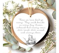 Those we love don't go away Memorial gift for loss of loved one Sympathy Gift Bereavement Gift Friendship In Sympathy Winnie the Pooh heart