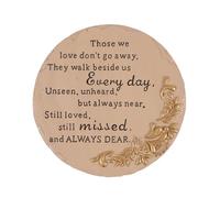 Those We Love Memorial Graden Stones, Weight 2.5 lbs Sympathy Garden Stone for Loved One, 10 inch Garden Remembrance Stones, Resin Stepping Stones, Memorial Gifts