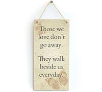 Those We Love Walk Beside Us Sign, Memorial Decor