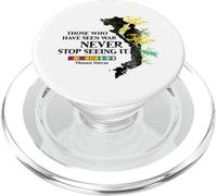 THOSE WHO HAVE SEEN WAR NEVER STOP SEEING IT PopSockets PopGrip for MagSafe