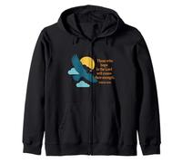 Those Who Hope in the LORD Will Renew Their Strength Zip Hoodie