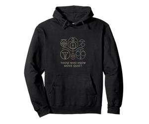 Those Who Know Move Quiet Freemason Symbols Pullover Hoodie