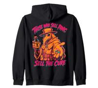 Those Who Sell Panic Sell the Cure Big Pharma Satire Zip Hoodie