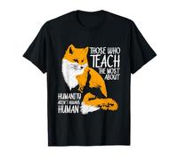 Those Who Teach Support Animal Loves Wildlife Animal Welfare T-Shirt
