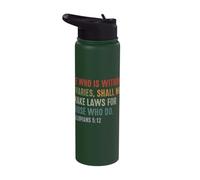 Those Without Ovaries Shall Not Make Laws Stainless Steel Insulated Water Bottle