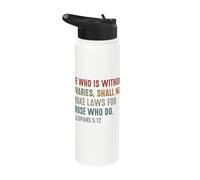 Those Without Ovaries Shall Not Make Laws Stainless Steel Insulated Water Bottle