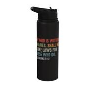 Those Without Ovaries Shall Not Make Laws Stainless Steel Insulated Water Bottle