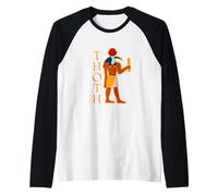 Thoth Ancient Egypt Mythology Egyptian Deity God Egyptology Raglan Baseball Tee