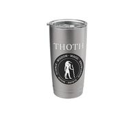 Thoth Ancient Egyptian God of Wisdom and Magic Stainless Steel Insulated Tumbler