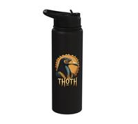 Thoth Egyptian God of Wisdom Stainless Steel Insulated Water Bottle