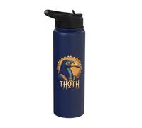 Thoth Egyptian God of Wisdom Stainless Steel Insulated Water Bottle