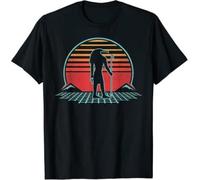 Thoth Egyptian God Retro Vintage 80s Style Design Gift T-Shirt Black XXL