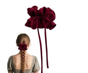 Thotred Ponytail - Wire Elastic Hair Bands, Soft Rubber Ribbon | Elegant No Briefs Hair Accessories for Girls Women Boys, Hair Cleping and Headline