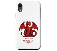 Thou Art Mighty Match Day Motif Case for iPhone XR