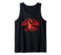Thou Art Mighty Red Dragon Tank Top