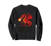 Thou Art Mighty Red Dragon With Fire Breath Sweatshirt