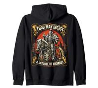 Thou May Ingest Satchel Richards Medieval Knight Zip Hoodie
