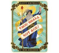 Thou Shall Not Age Greeting Card