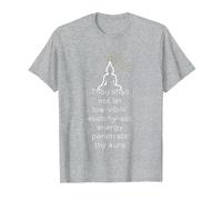 Thou Shall not let Low-Vibin Sketchy-Ass Energy Penetrate T-Shirt, Men, Heather Grey, X-Large