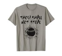 Thou Shall Not Steal Funny Baseball Drip with American Flag T-Shirt