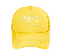 Thou Shall Not Try Me Summer Caps Soft Trucker Cap Sun Protection Hats for Women Sports Fishing
