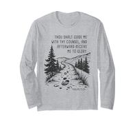 Thou Shalt Guide Me - Psalms 73:24 Camping Faith Long Sleeve T-Shirt