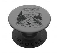 Thou Shalt Guide Me - Psalms 73:24 Camping Faith PopSockets Adhesive PopGrip
