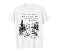 Thou Shalt Guide Me - Psalms 73:24 Camping Faith T-Shirt