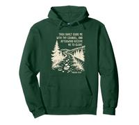 Thou Shalt Guide Me - Psalms 73:24 Christian Faith Camping Pullover Hoodie