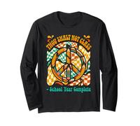 Thou Shalt Not Class School Year Complete Peace Sign Pencils Long Sleeve T-Shirt
