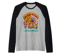 Thou Shalt Not Class School Year Complete Peace Sign Pencils Raglan Baseball Tee