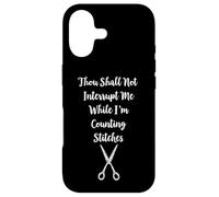 Thou Shalt Not Interrupt Me While I'm Counting Stitches Case for iPhone 17