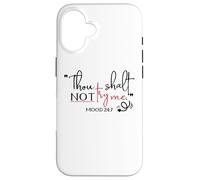 Thou Shalt Not Try Me Case for iPhone 16