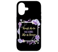 Though She Be But Little She is Fierce Shakespeare Quote Case for iPhone 17
