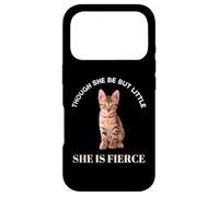 Though She Be But Little She Is Fierce Shakespeare Quote Cat Case for iPhone 17 Pro
