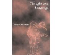 Thought and Language (Royal Institute of Philosophy Supplements, Series Number 42)