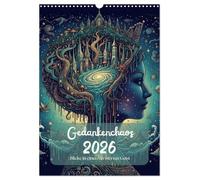 Thought chaos - glimpses into a confused mind UK-Version (Wall Calendar 2026 DIN A3 Portrait), CALVENDO 12 Month Wall Calendar