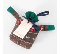 Thought Christmas Jumper Organic Cotton Socks Hanging Gift - Dark Grey Marl - UK4-7