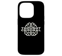 Thought Criminal Liberty Design For Anarchist Libertarians Case for iPhone 14 Pro