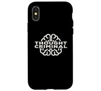Thought Criminal Liberty Design For Anarchist Libertarians Case for iPhone X/XS